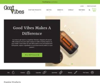 Goodvibesoil.com(Good Vibes Oil) Screenshot