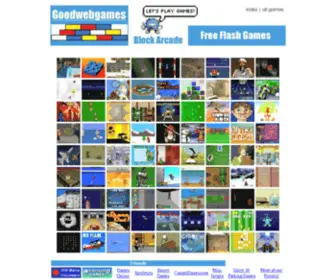 Goodwebgames.com(Flash games) Screenshot