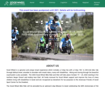 Goodwheel.net(The American Friends of ISCD) Screenshot