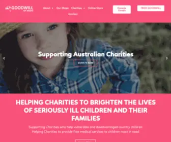 Goodwill.com.au(Goodwill Op Shops) Screenshot