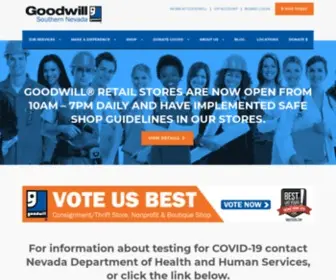 Goodwill.vegas(Goodwill of Southern Nevada Thrift Stores) Screenshot