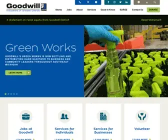 Goodwilldetroit.org(Goodwill Industries of Greater Detroit) Screenshot