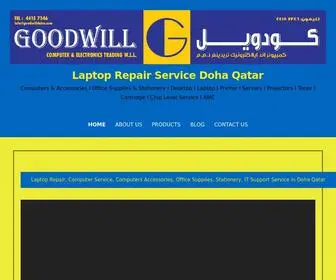 Goodwilldoha.com(Computers & Accessories I Office Supplies & Stationery I Desktop I Laptop I Printer I Servers I Projectors I Toner I Cartridge I Chip Level Service I AMC) Screenshot