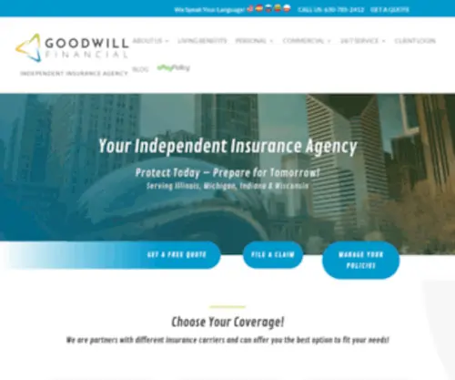Goodwillfinancial.com(Our mission) Screenshot