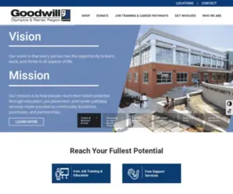 Goodwillwa.org(Goodwill’s mission) Screenshot