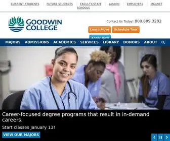 Goodwin.edu(Goodwin University) Screenshot