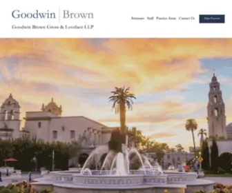 Goodwinbrownlaw.com(Goodwin Brown Gross and Lovelace) Screenshot