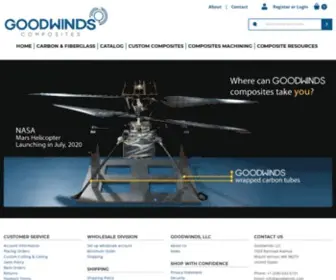 Goodwinds.com(Composite Rods & Tubes) Screenshot