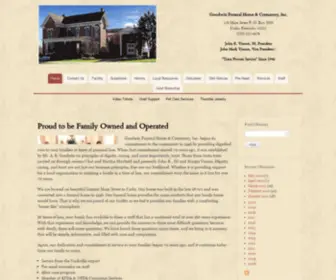 Goodwinfuneralhomeonline.com(Goodwin Funeral Home) Screenshot