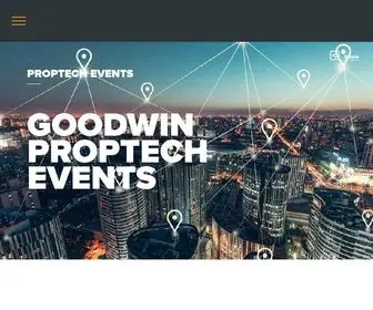 Goodwinproptechevents.com(Goodwin) Screenshot
