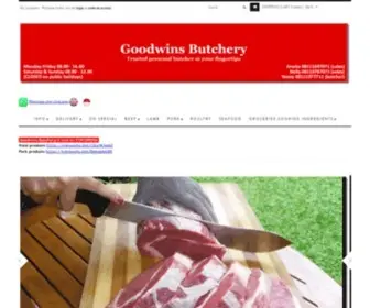 Goodwinsbutchery.com(Goodwins Butchery) Screenshot