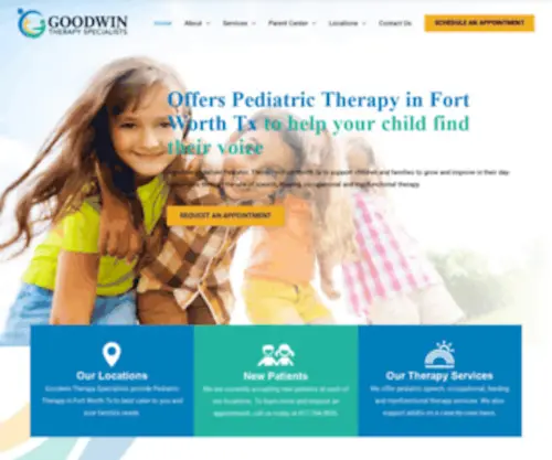 Goodwintherapy.com(Goodwin Therapy Specialists) Screenshot