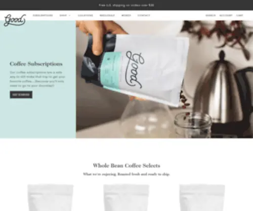 Goodwith.us(Good Coffee) Screenshot