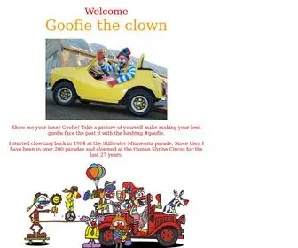 Goofie.com(Goofie the clown) Screenshot