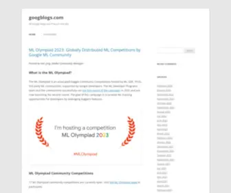 Googblogs.com(All Google blogs and Press in one site) Screenshot