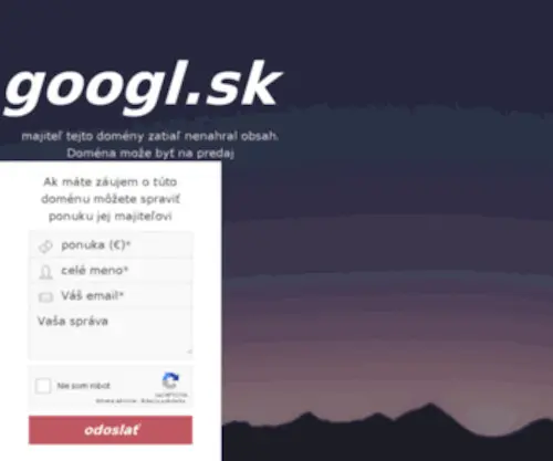 Googl.sk(Googl) Screenshot