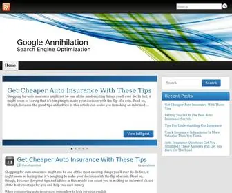 Googleannihilation.com(Google Annihilation) Screenshot