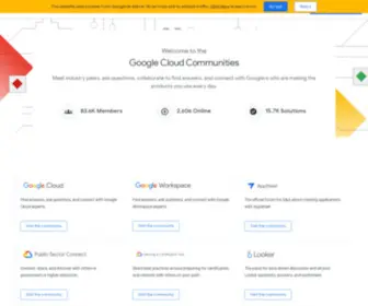 Googlecloudcommunity.com(Google Cloud Community) Screenshot