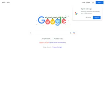 Google.co.ao Screenshot