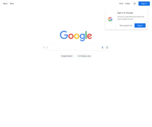 Google.co.in Screenshot