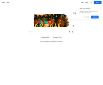 Google.co.zw(Google) Screenshot