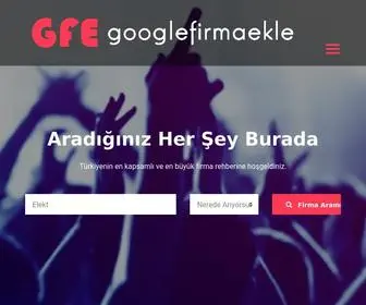 Googlefirmaekle.com(Google Firma Ekleme Servisi) Screenshot