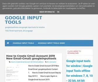 Googleinputtools.com(Google Input Tools) Screenshot