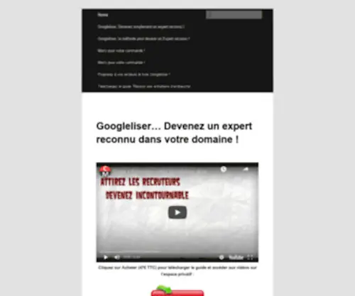Googleliser.fr(Conseils Marketing) Screenshot