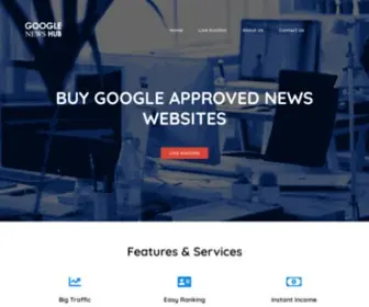 Googlenewshub.com(Google approved websites for sale) Screenshot