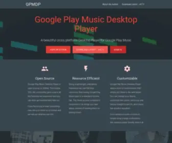 GoogleplaymusiCDesktopplayer.com(Google Play Music Desktop Player) Screenshot