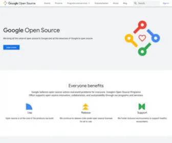 Googlesource.com(Google <3 open source) Screenshot