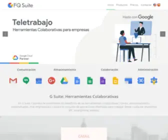 Googlesuitecolombia.com(G Suite Colombia) Screenshot