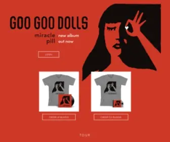 Googoodolls.com(Goo Goo Dolls) Screenshot
