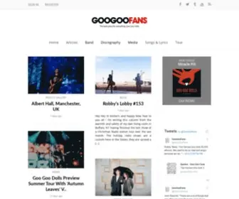 Googoofans.com(Goo Goo Fans) Screenshot