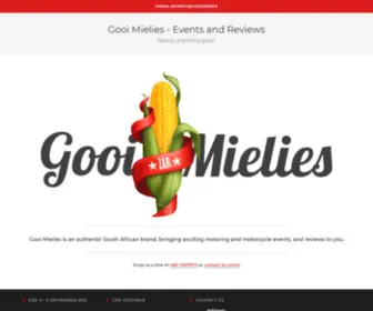 Gooimielies.co.za(Gooi Mielies) Screenshot