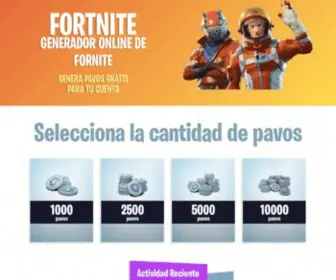 Gool.com.uy(Generador Online de Fortnite) Screenshot