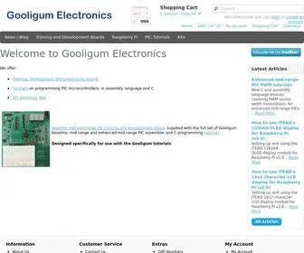 Gooligum.com.au(Gooligum Electronics) Screenshot
