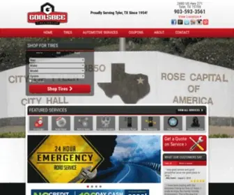 Goolsbeetire.com(Tire and Auto Repair in Tyler) Screenshot