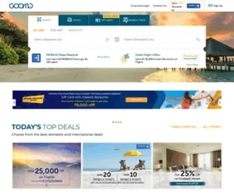 Goomo.com(India's preferred portal for Hotels/Flights & Holidays) Screenshot