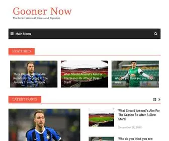 Goonernow.co.uk(Goonernow) Screenshot
