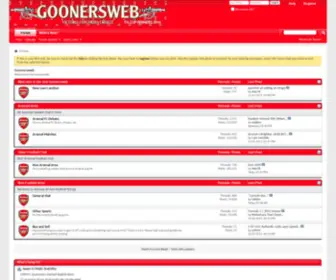 Goonersweb.co.uk(Vbulletin) Screenshot