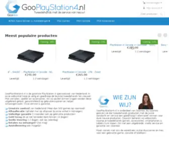 Gooplaystation4.nl(De PlayStation 4 games en consoles specialist) Screenshot
