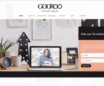 Gooroovirtualassist.com(GOOROO Virtual Assist) Screenshot