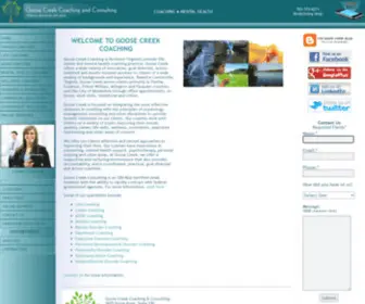 Goosecreekconsulting.com(Goose Creek Coaching) Screenshot