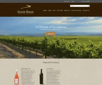 Gooseridge.com(Goose Ridge) Screenshot