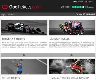 Gootickets.com(Kaufen Sie offizielle Tickets für Sport) Screenshot