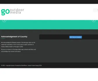 Gooutdoor.com.au(Go Outdoor Media) Screenshot