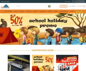Gooutdoor.com.my(One Stop Online Store For The Active) Screenshot