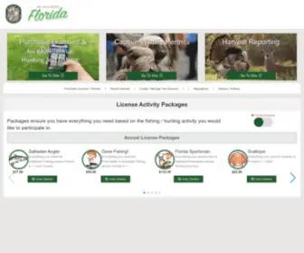 Gooutdoorsflorida.com(Official Florida Fishing and Hunting Licenses) Screenshot