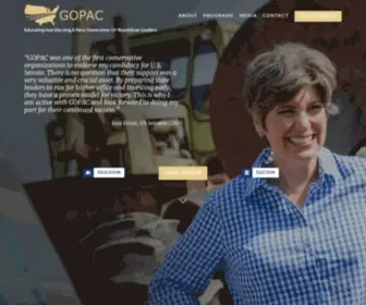 Gopac.org(Educating And Electing A New Generation Of Republican Leaders) Screenshot